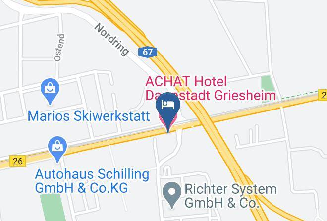 Darmstadt Dieburg - Achat Hotel Darmstadt Griesheim Maps