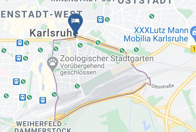 Karlsruhe - Achat Hotel Karlsruhe City Maps