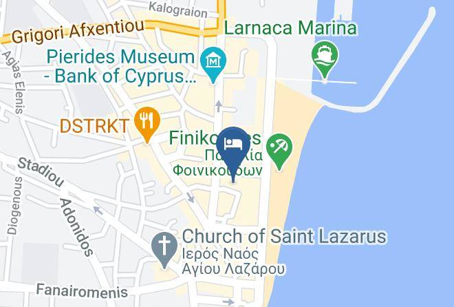 Achilleos City Hotel Map