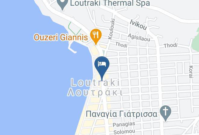 Korinthia - Achillion Hotel Loutraki Maps