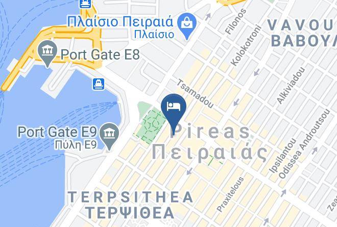 Piraeus - Achillion Hotel Maps