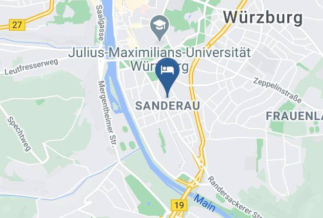 Wurzburg - Achtzimmer Pension Maps
