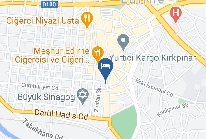 Edirne Dilaverbey - Acikgoz Hotel Maps