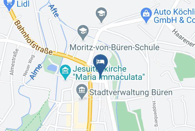 Paderborn - Ackfeld Hotel Restaurant Biergarten Maps
