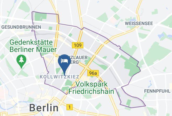 Stadt Berlin - Hotel Ackselhaus & Blue Home Berlin Maps