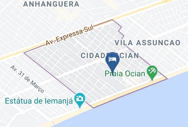 Praia Grande - Acomodacao Beira Mar Maps