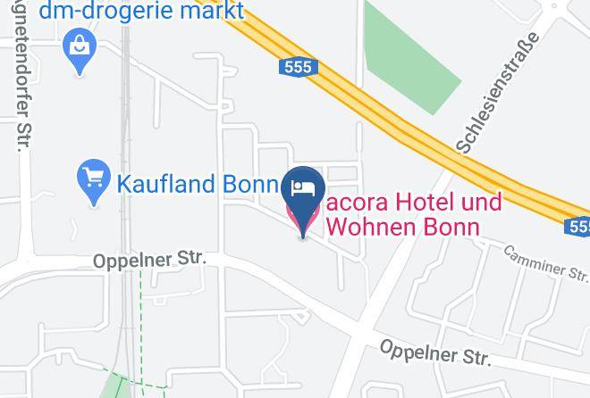 Bonn - Acora Hotel Und Wohnen Bonn Maps