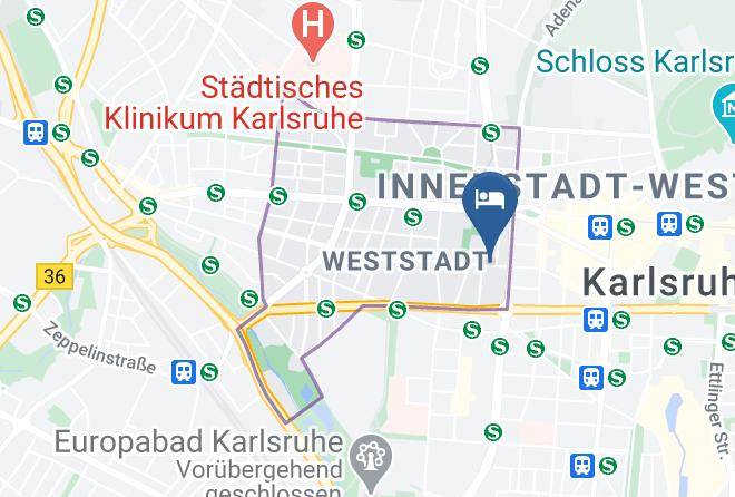 Karlsruhe - Acora Hotel Und Wohnen Karlsruhe Maps