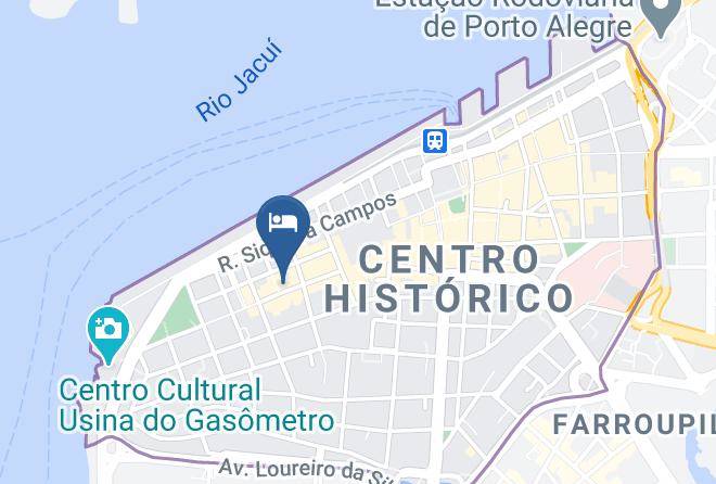 Porto Alegre - Acores Flat Design Maps