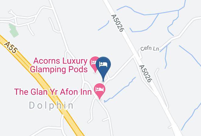 Flintshire - Acorns Luxury Glamping Pods With Hot Tubs Maps