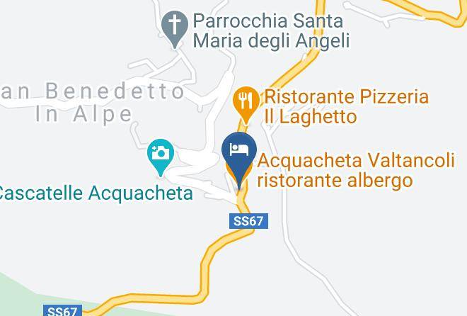 Forli - Acquacheta Valtancoli Ristorante Albergo Maps