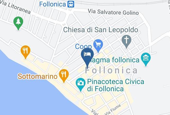Grosseto - Acquamarina Beb Maps