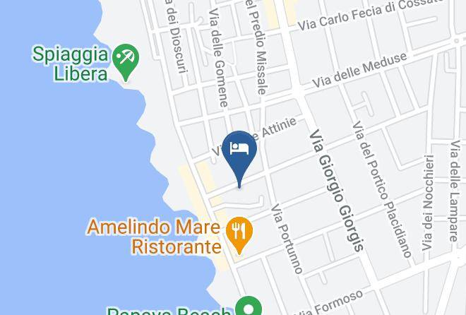 Rome - Acquamarina Bed And Breakfast Maps