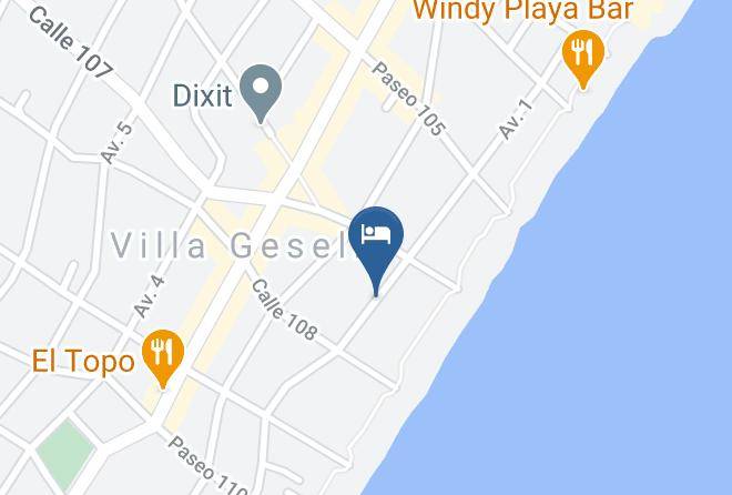 Villa Gesell - Acquamarina Maps