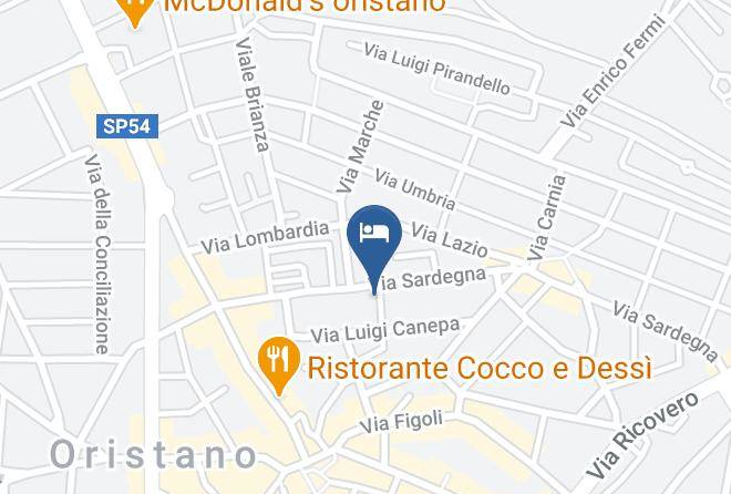 Oristano - Acquario Dei Fralle Maps