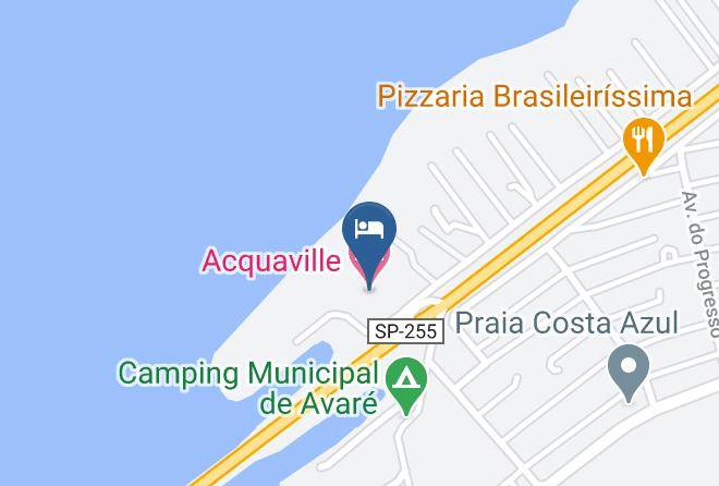 Avare - Acquaville Hotel Maps