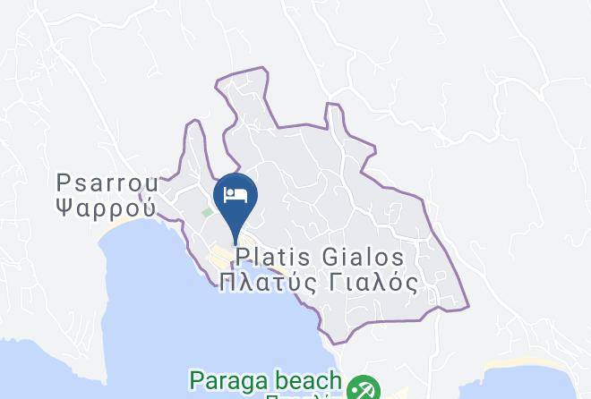 Acrogiali Beach Hotel Map