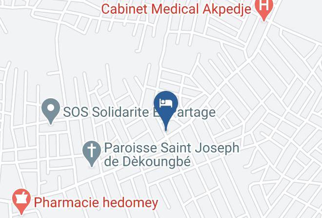 Abomey Calavi - Acropole Hotel Maps