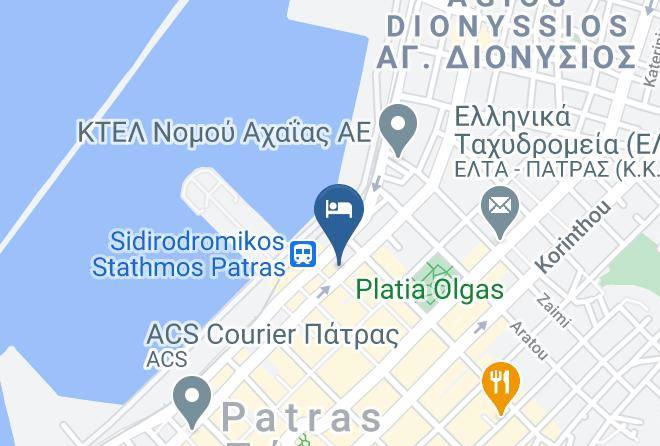 Achaea - Hotel Acropole Maps