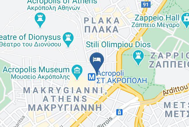 Central Athens - Acropolis'11 Maps