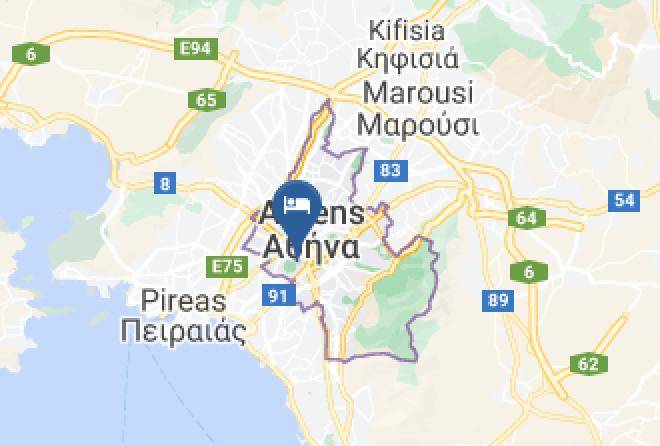 Central Athens - Acropolis View Hotel Maps