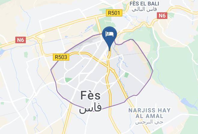 Fez - Across Hotels & Spa Maps