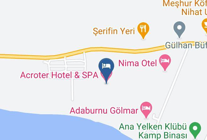 Mugla - Acroter Hotel & Spa Maps