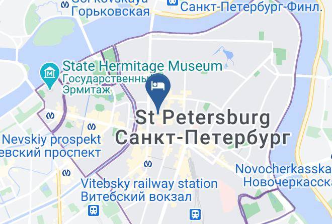 Saint Petersburg - Acrux Hotel Maps