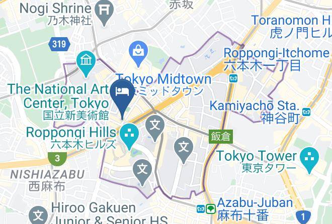 Minato Ward - Act Hotel Roppongi Maps