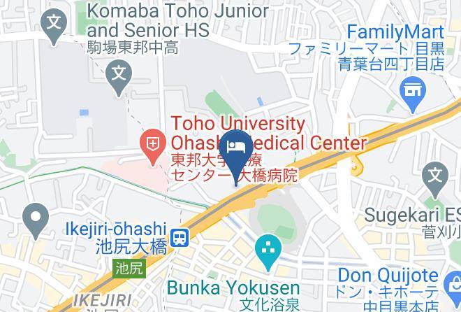 Meguro Ward - Act Hotel Shibuya Maps