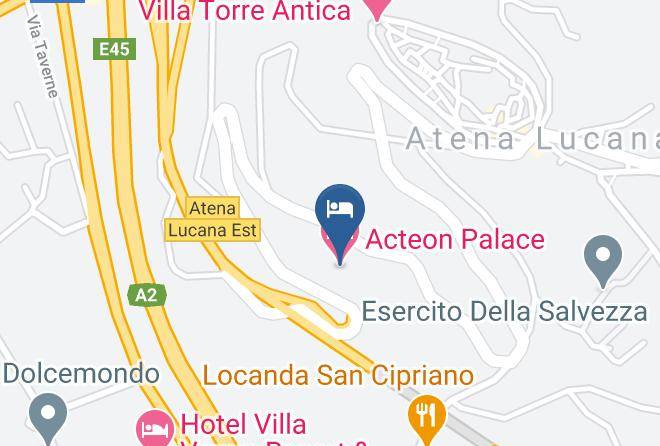 Salerno - Acteon Palace Hotel Maps