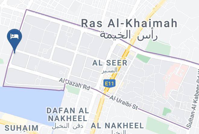 North Ras Al Khaimah - Action Hotel Ras Al Khaimah Maps