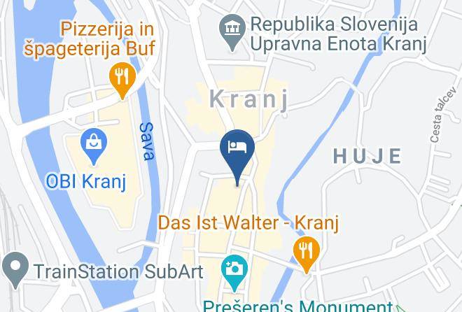 Kranj - Actum Hotel Maps