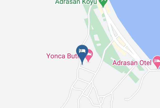 Antalya - Adrasan Ada Arasi Otel Maps