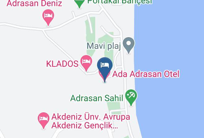 Antalya - Ada Butik Otel Maps