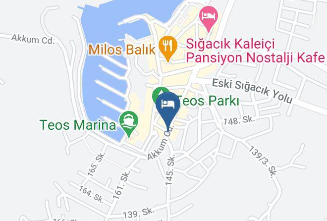 Seferihisar - Ada Marin Hotel & Cafe Restaurant Maps