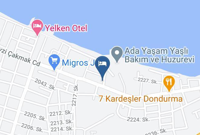 Urla - Ada Marin Otel Maps