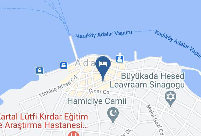 Adalar - Ada Palas Butik Otel Buyukada Maps