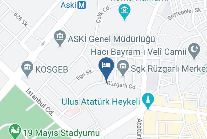 Altindag - Ada Palas Otel Maps