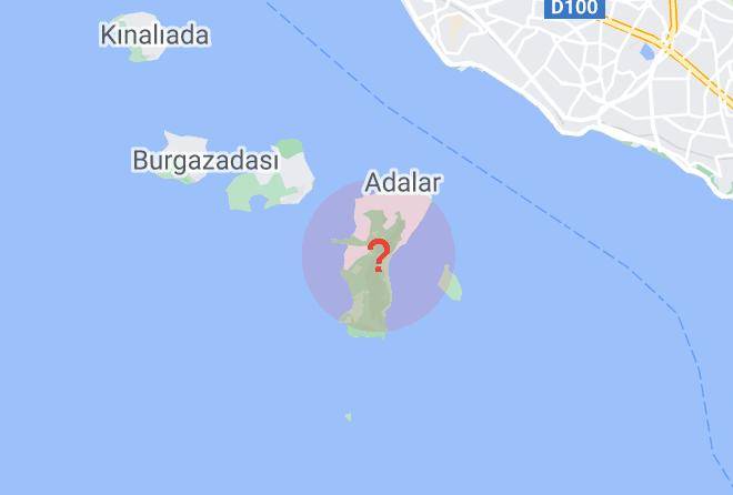 Adalar - Ada Pansiyon Maps