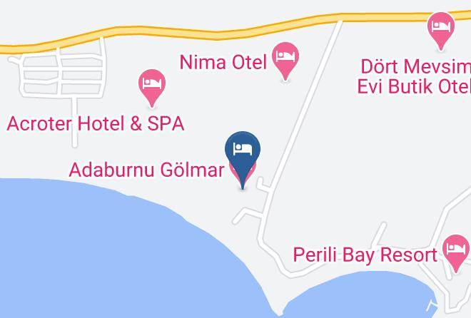 Mugla - Adaburnu Golmar Hotel Maps