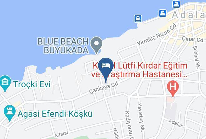 Adalar - Adalar Konak Butik Otel Maps