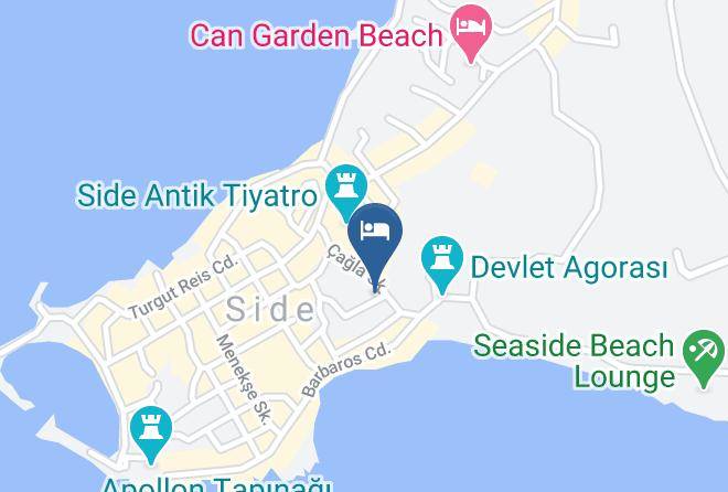 Manavgat - Adali Hotel Maps