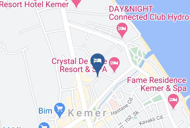 Kemer - Adalin Resort Otel Maps