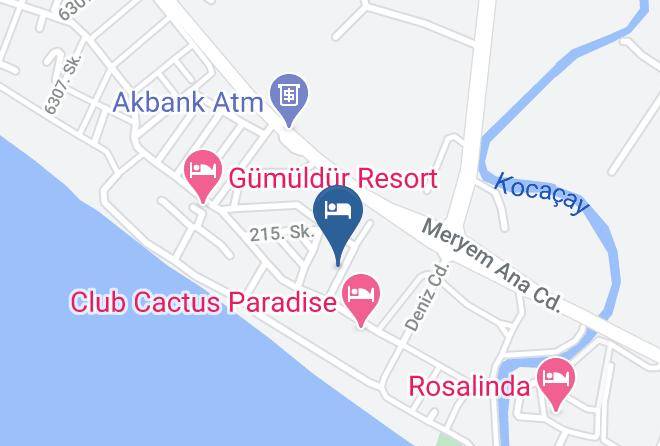 Menderes - Adalinda Hotel Maps