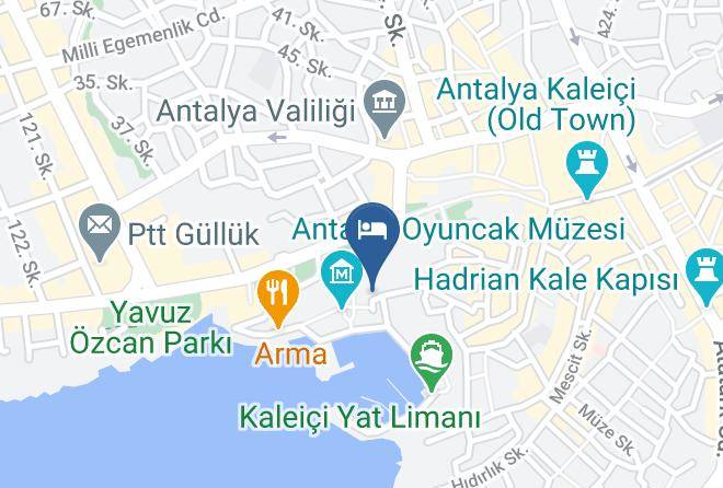 Adalya Port Hotel Map