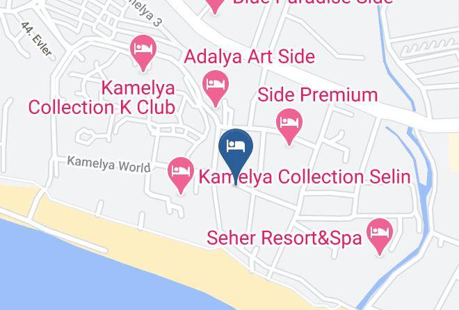 Manavgat - Adalya Resort & Spa Maps