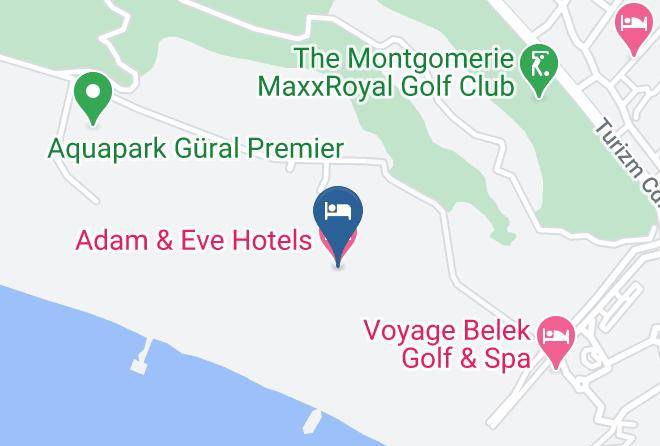 Antalya - Adam & Eve Hotels Maps