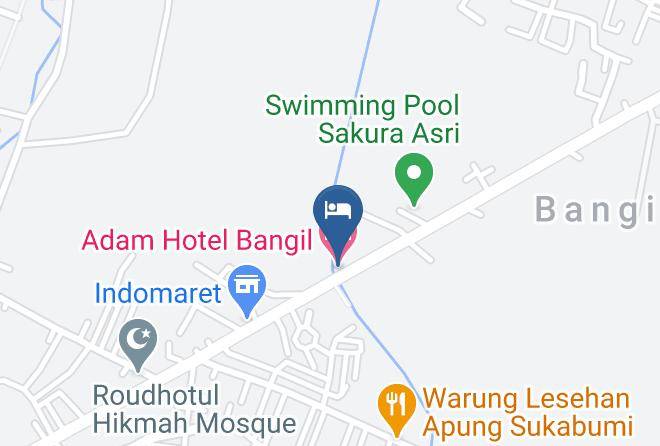 Pasuruan Regency - Adam Hotel Bangil Maps