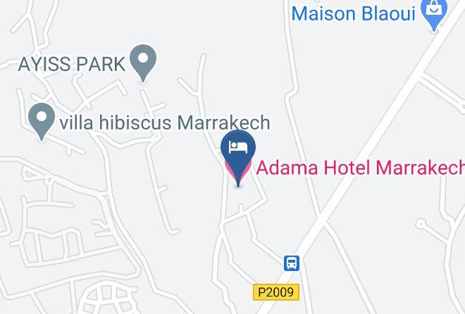 Marrakesh - Adama Hotel Marrakech Maps